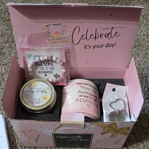 NWT UNOPENED Pink BIRTHDAY Gift Set